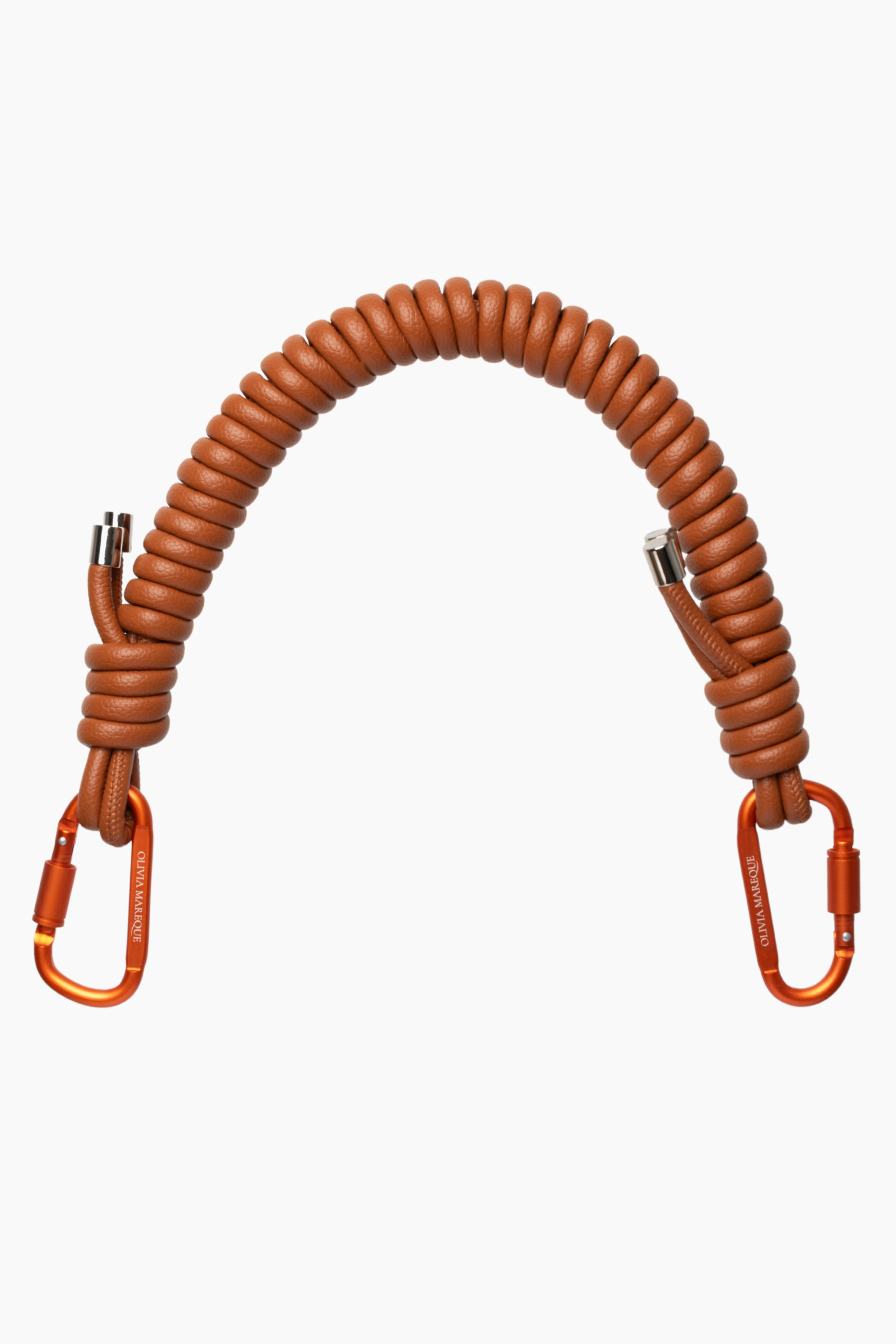 Brown Curly Chain Carabiner
