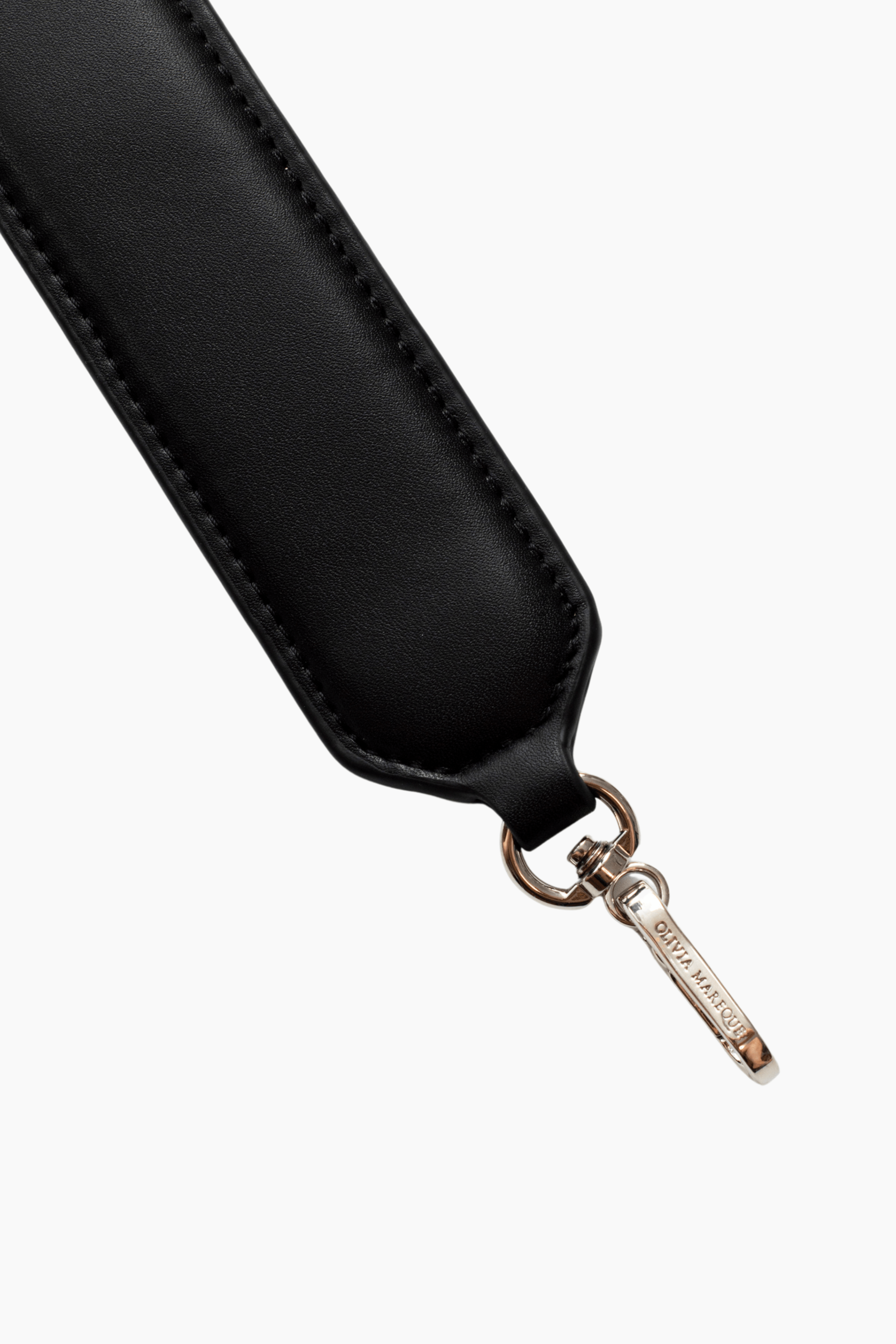 Olivia Black Leather Chain