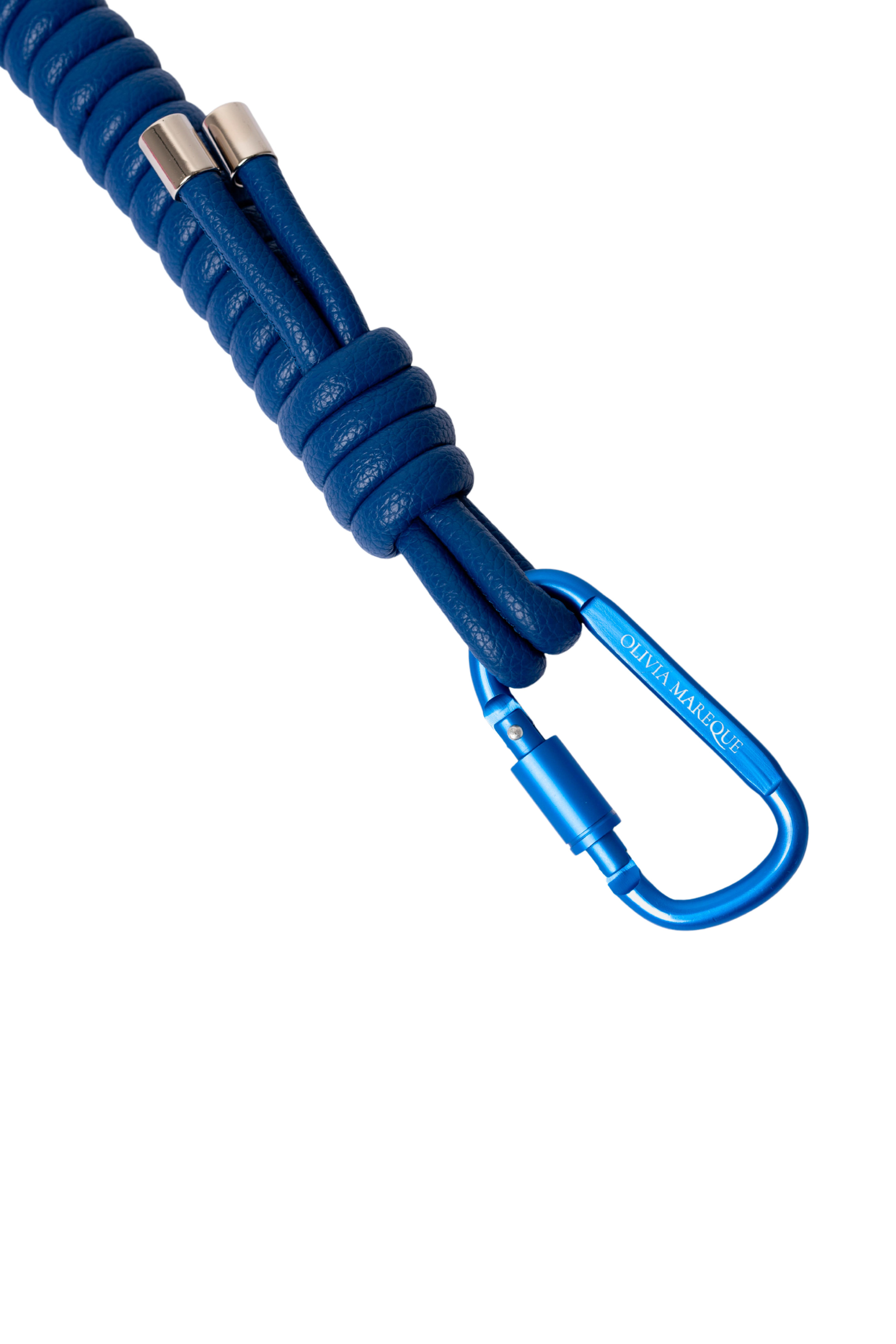 Blue Curly Chain Carabiner