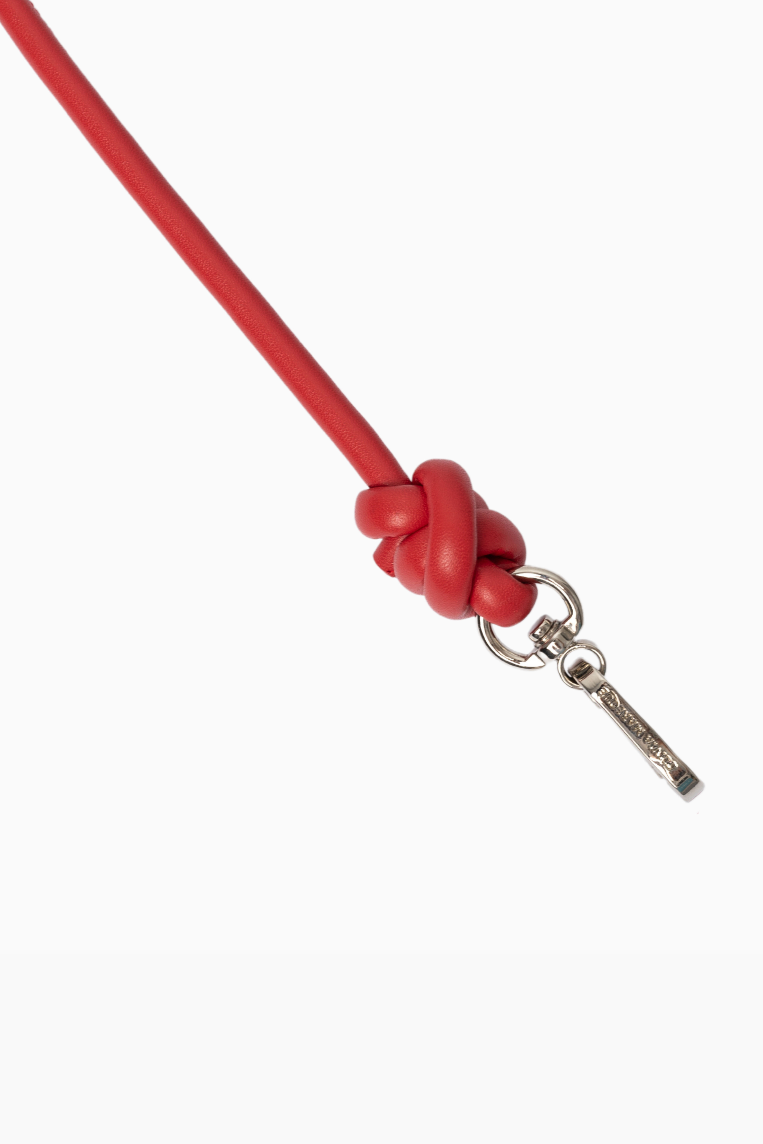 Olivia Red Knotted Leather Chain