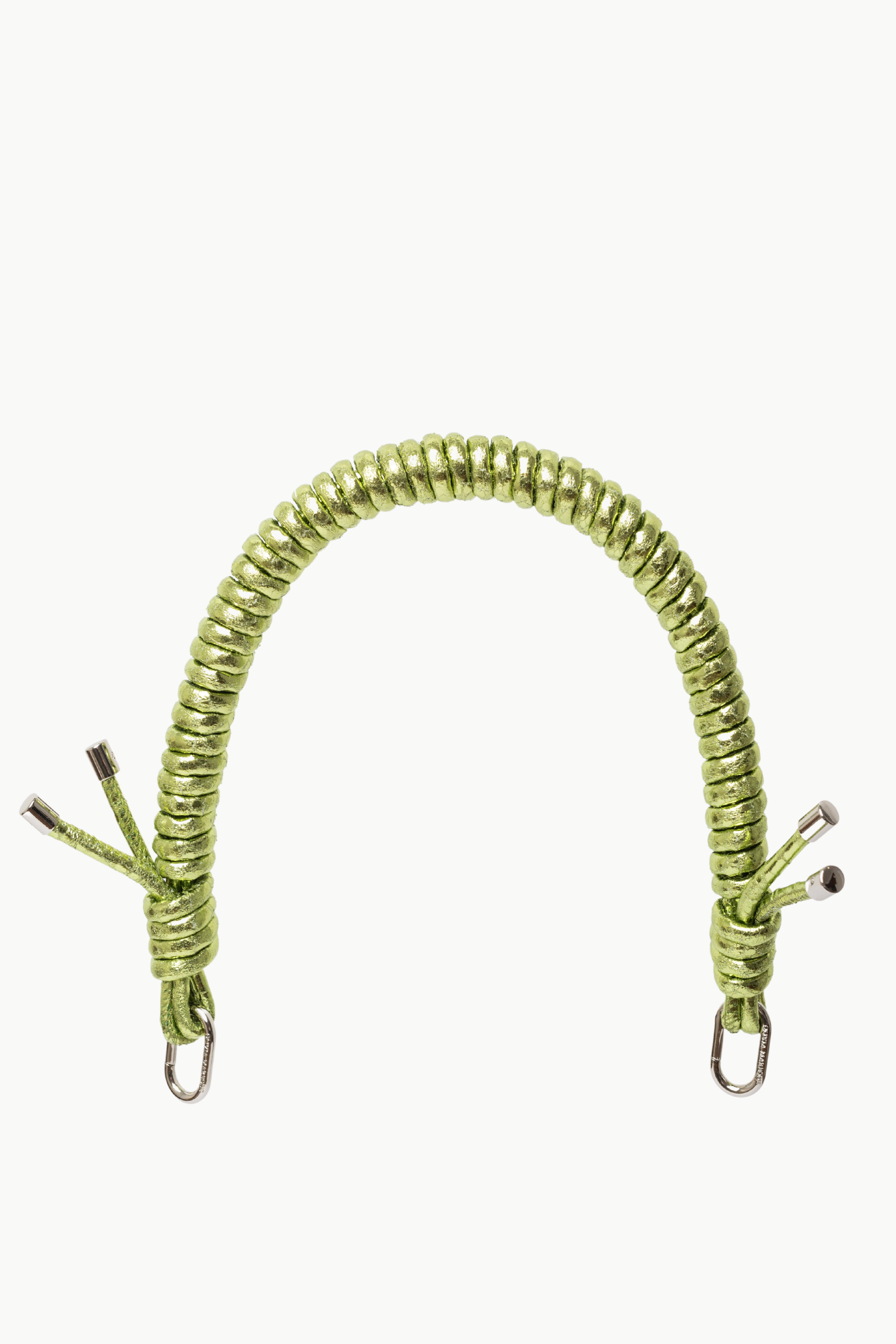 Metallic Green Curly Chain