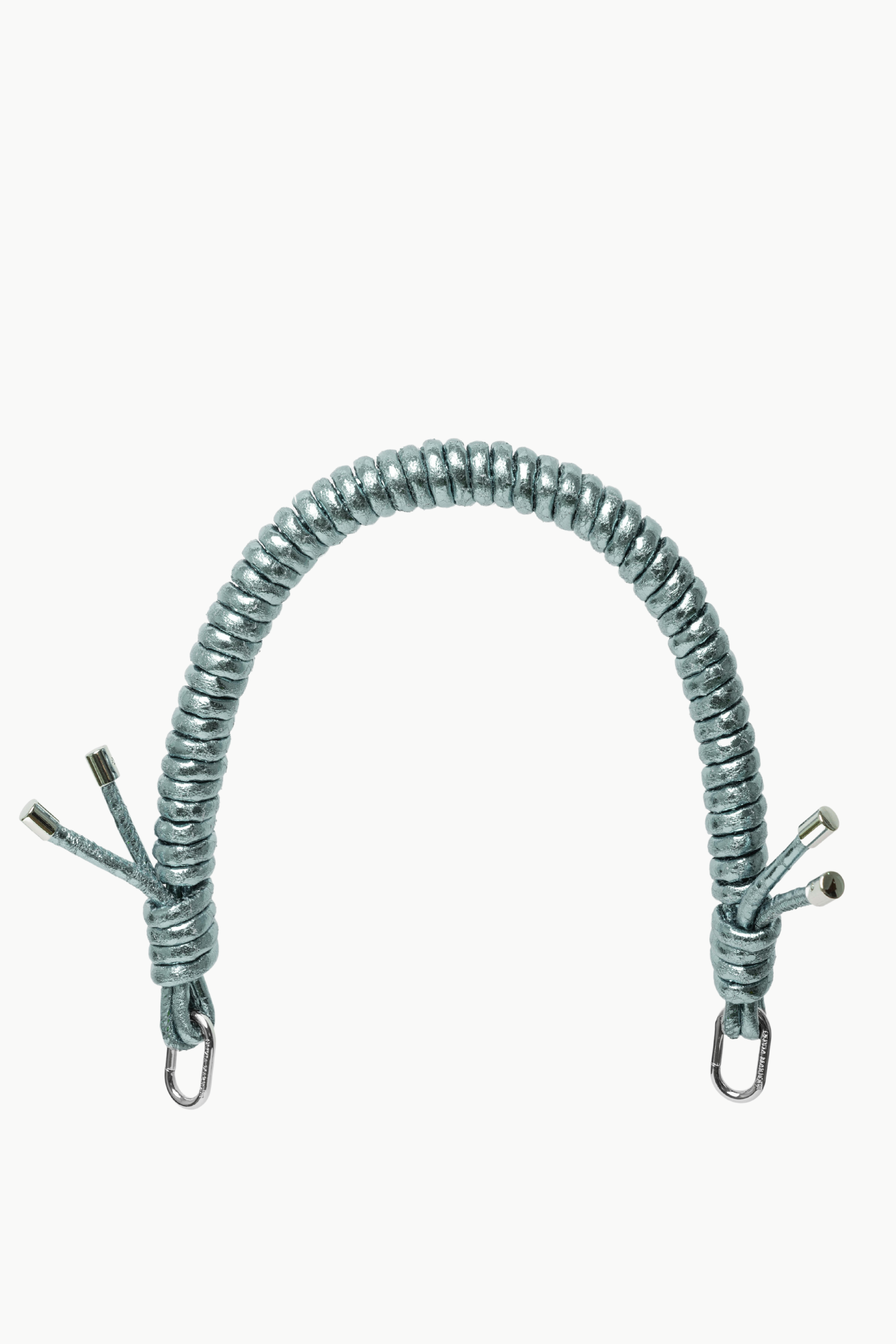 Metallic Blue Curly Chain