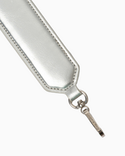 Pantone Silver Leather Chain