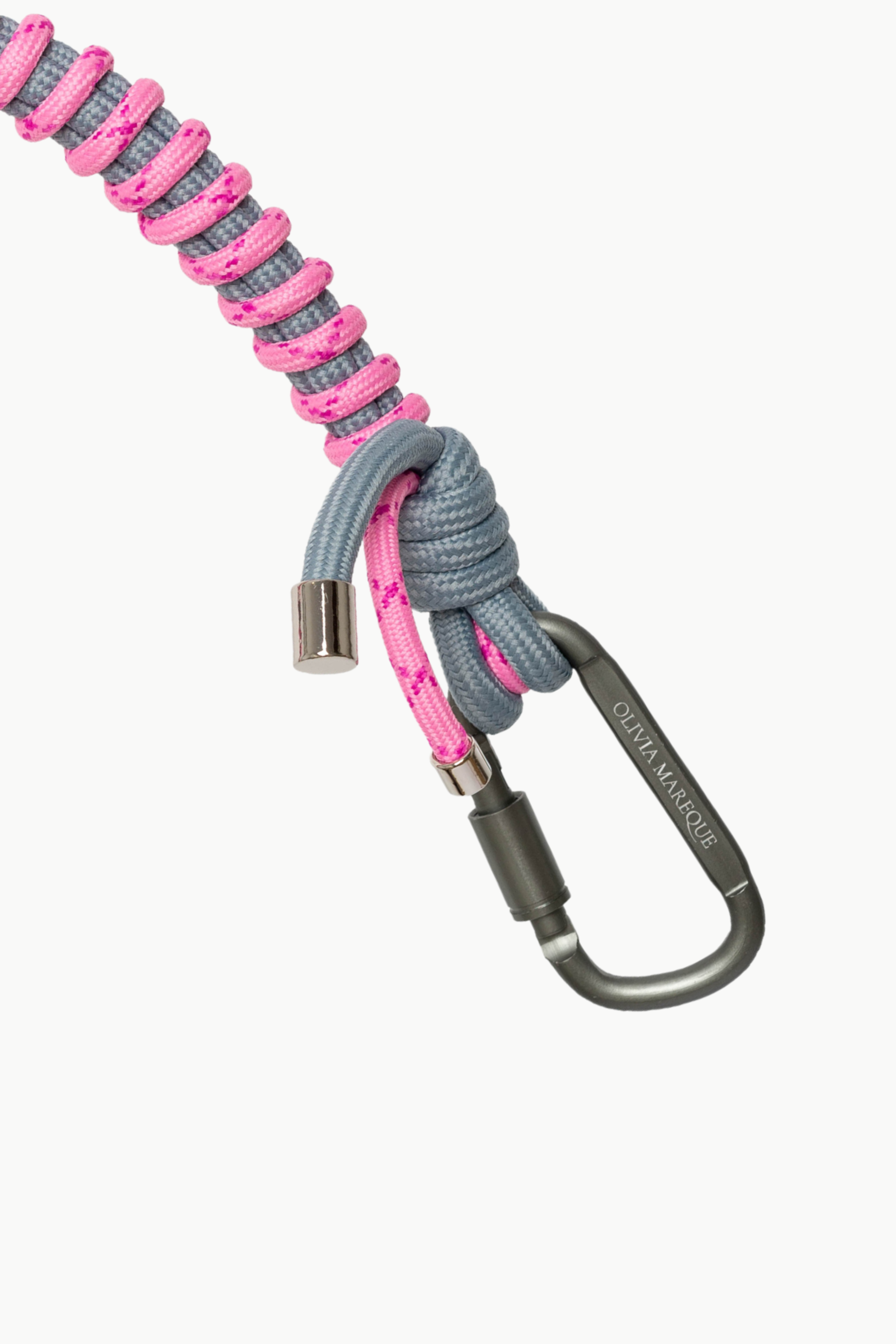 Pink and Gray Nylon Chain