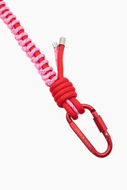Red and Pink Nylon Chain 90Cm