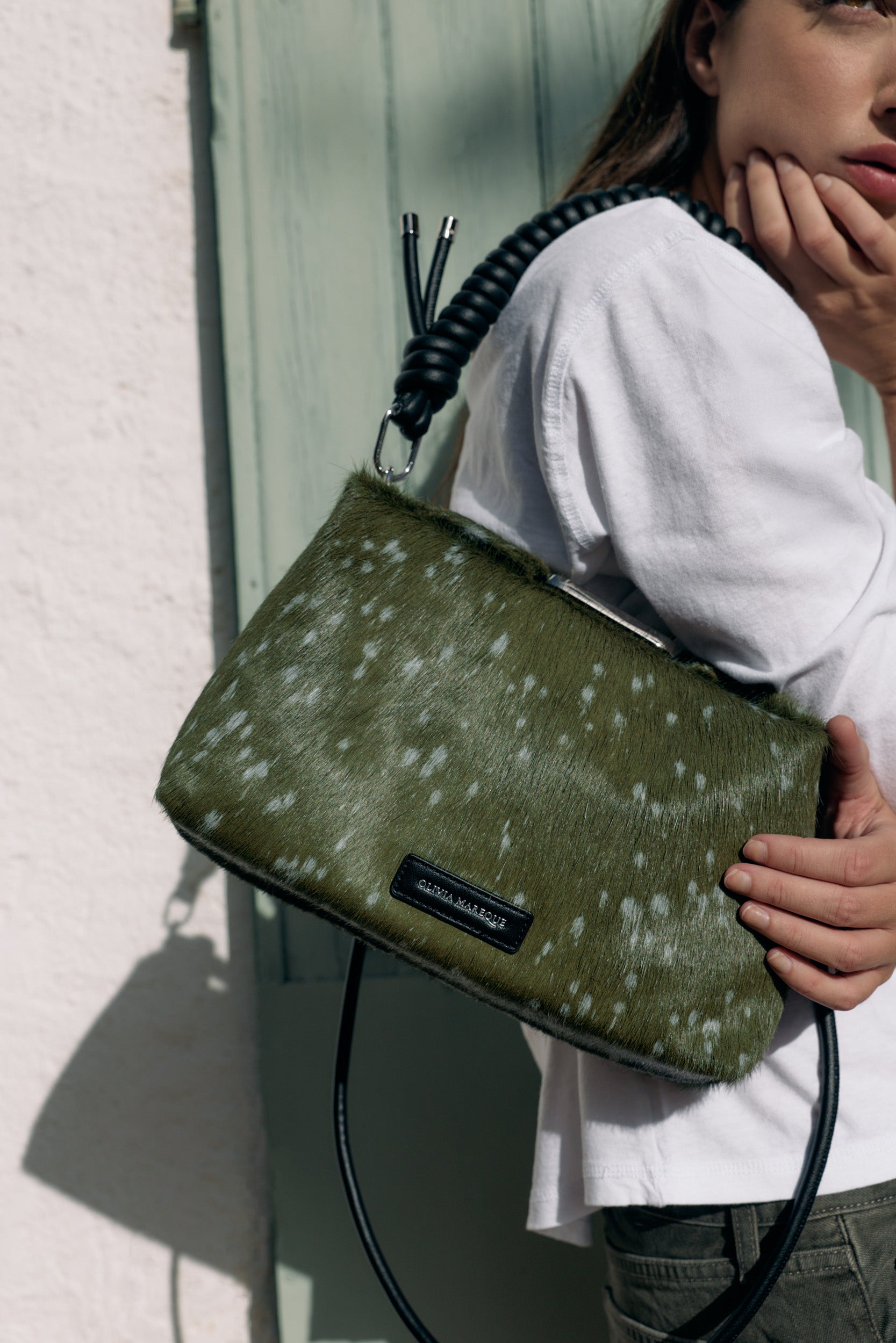 Kenza Medium Print Green