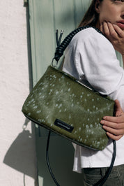 Kenza Medium Print Green