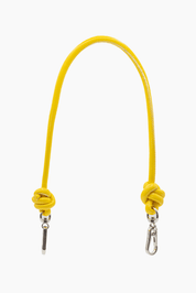 Yellow Knotted Leather Chain